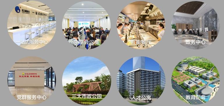 園區(qū)實(shí)行"土地集約化,工廠樓宇化,產(chǎn)業(yè)集群化,服務(wù)公地化,工作智能化
